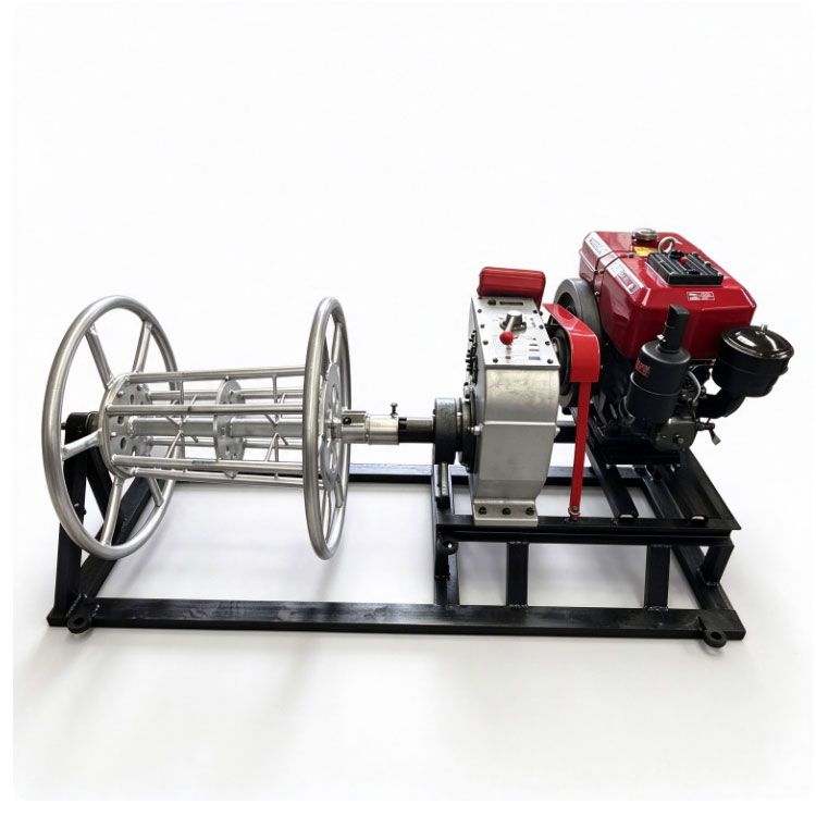 3/5/8 Ton Diesel Cable Reel Machine, Belt-Driven, Water-Cooled